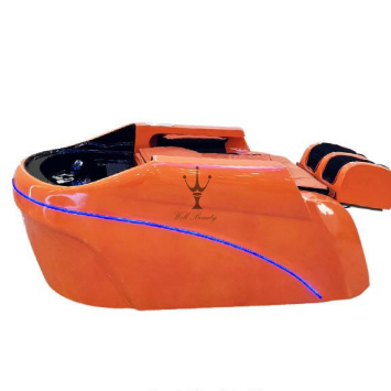Orange shampoo chair-MD-SC0105