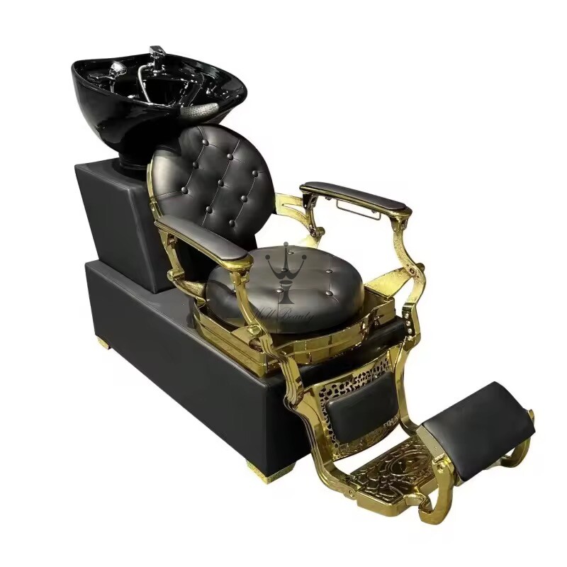 Black shampoo chair-MD-SC0123