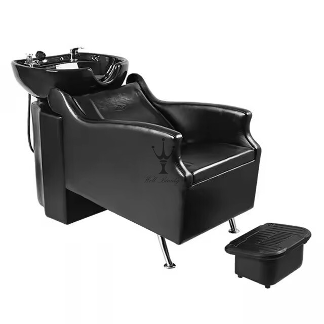 Black shampoo chair-MD-SC0117