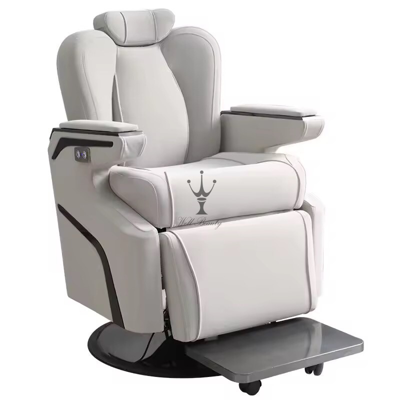 White barber chair-MD-BC0105