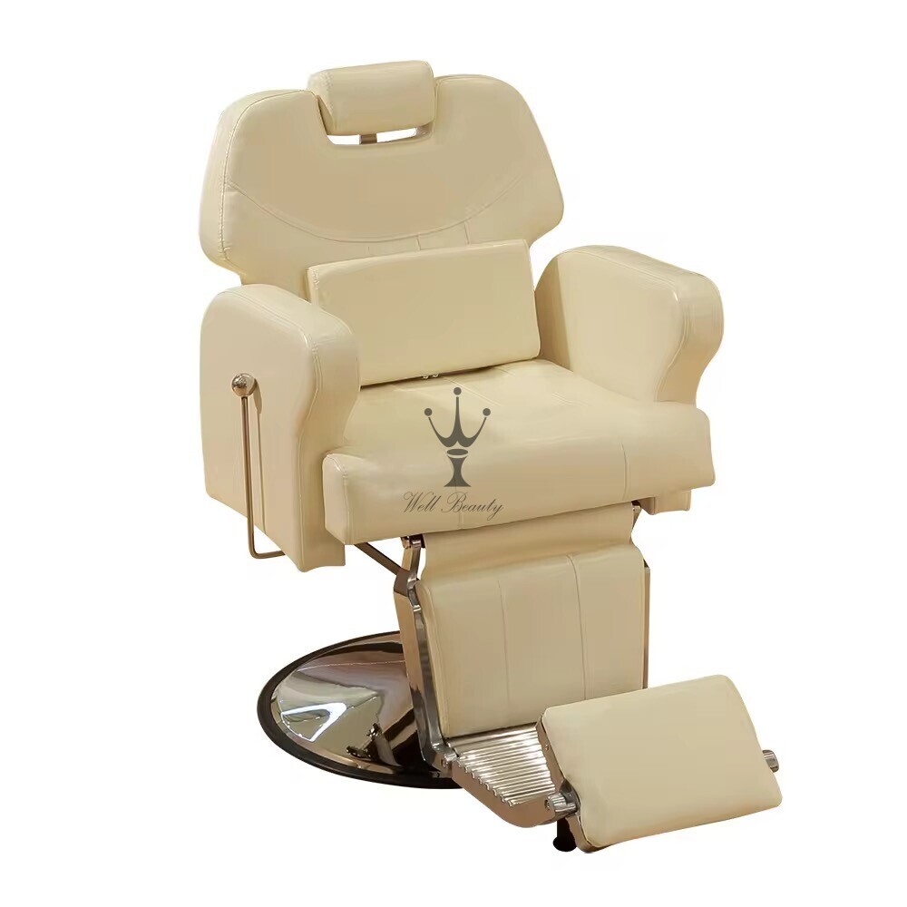 Cream barber chair-MD-BC0102