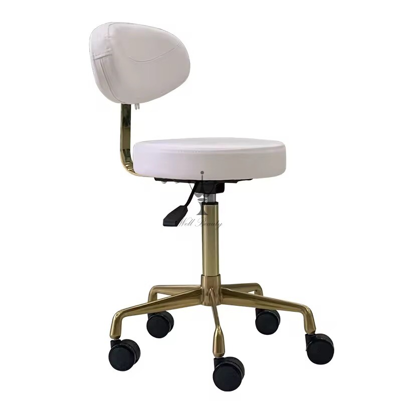 White barber technician stools-MD-BT0059