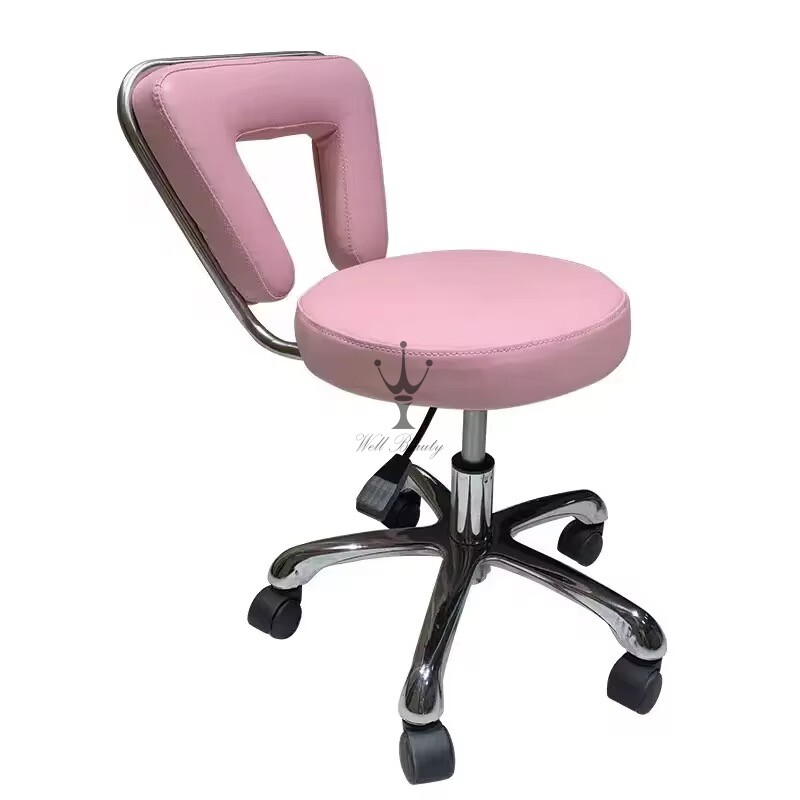 Pink barber technician stools-MD-BT0058