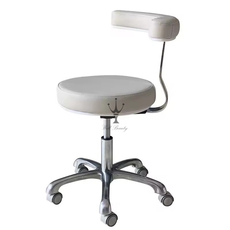 White barber technician stools-MD-BT0036