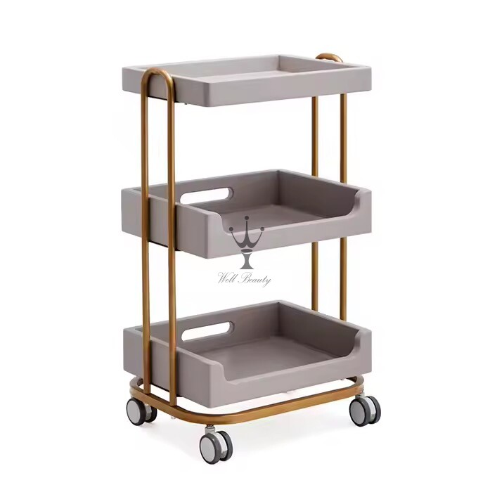 Cream barber cart&trolley-MD-BCT0027