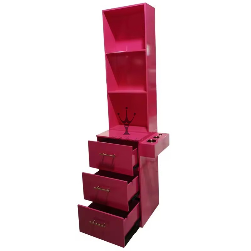 Red barber cart&trolley-MD-BCT0024