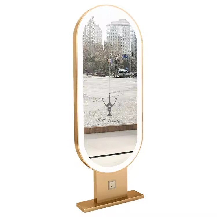 Oval barber mirror-MD-BM0033