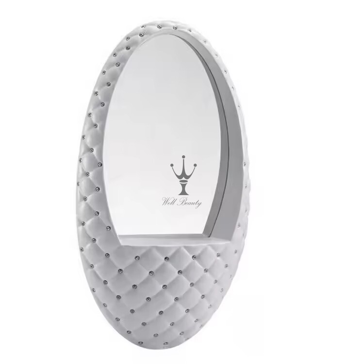 Oval barber mirror-MD-BM0030