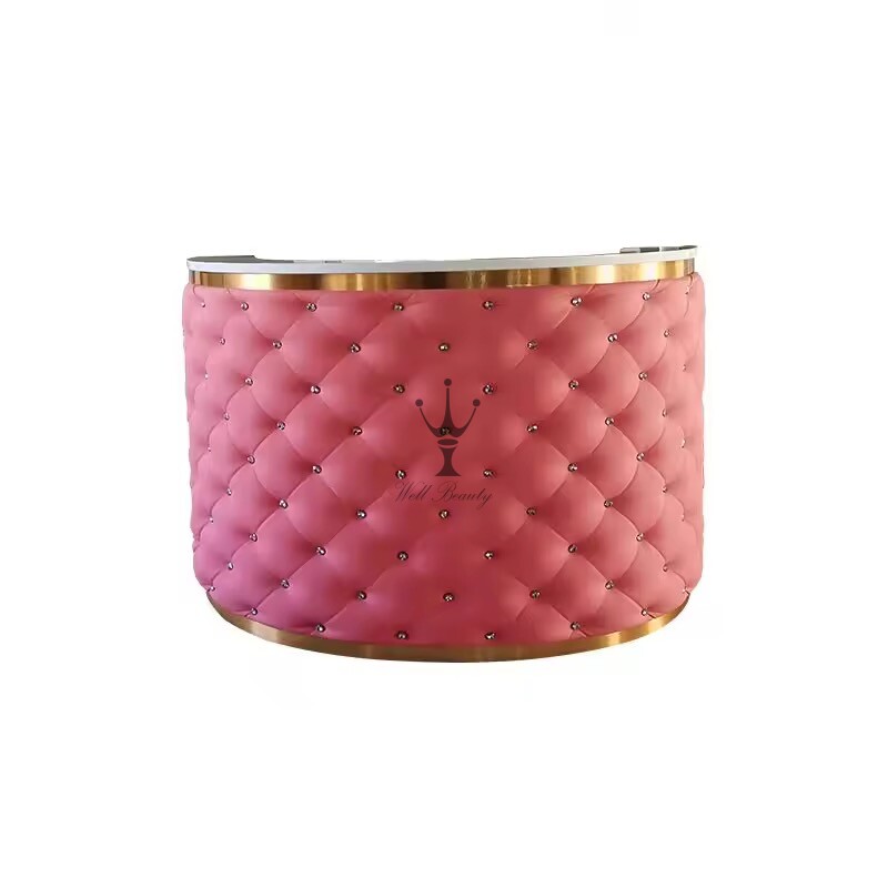 Pink barber waiting area-MD-BW0075