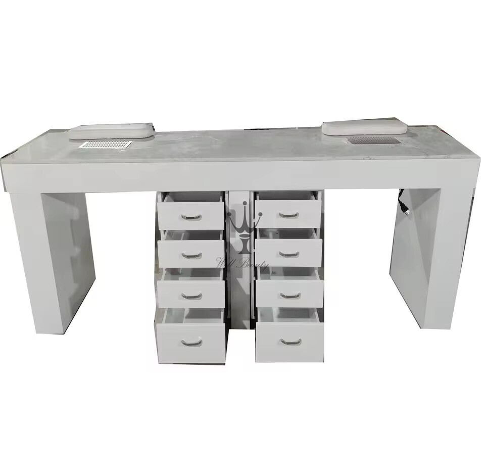White manicure table-MD-NM0029