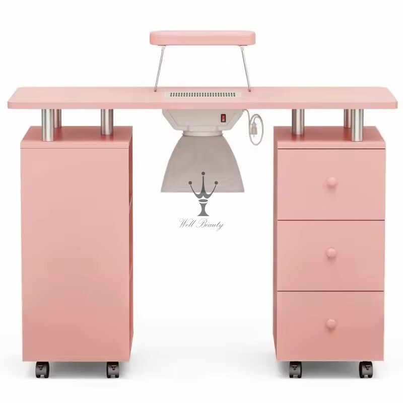Pink manicure table-MD-NM0028