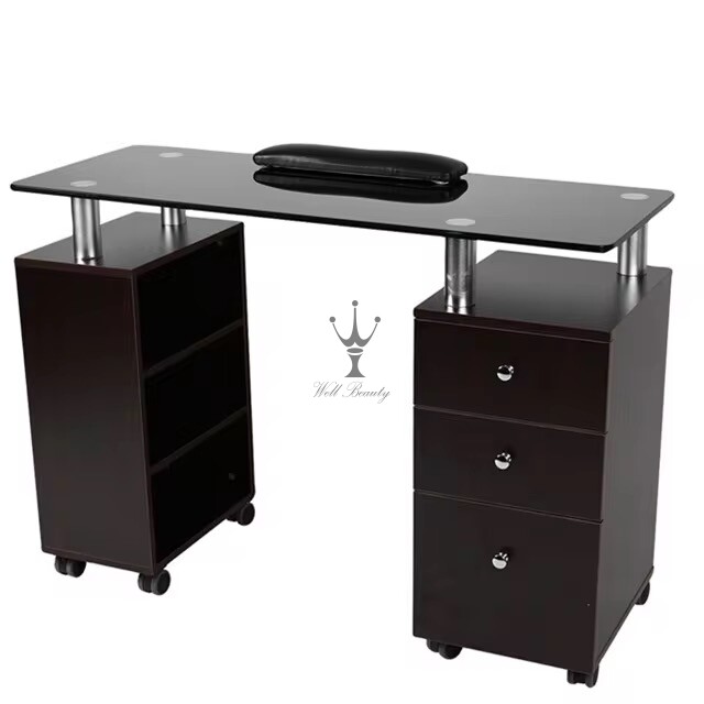 Black manicure table-MD-NM0022