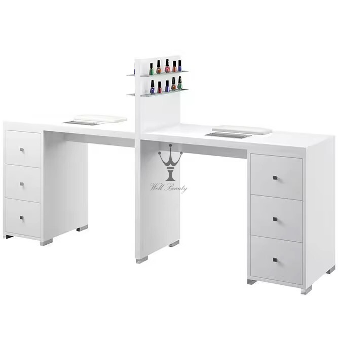 White manicure table-MD-NM0020