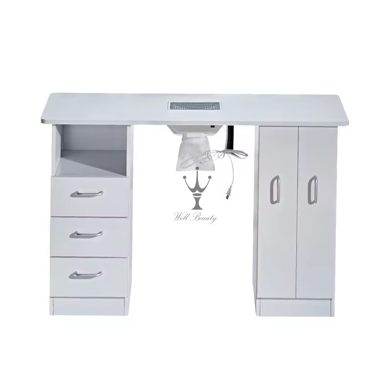 White manicure table-MD-NM0018