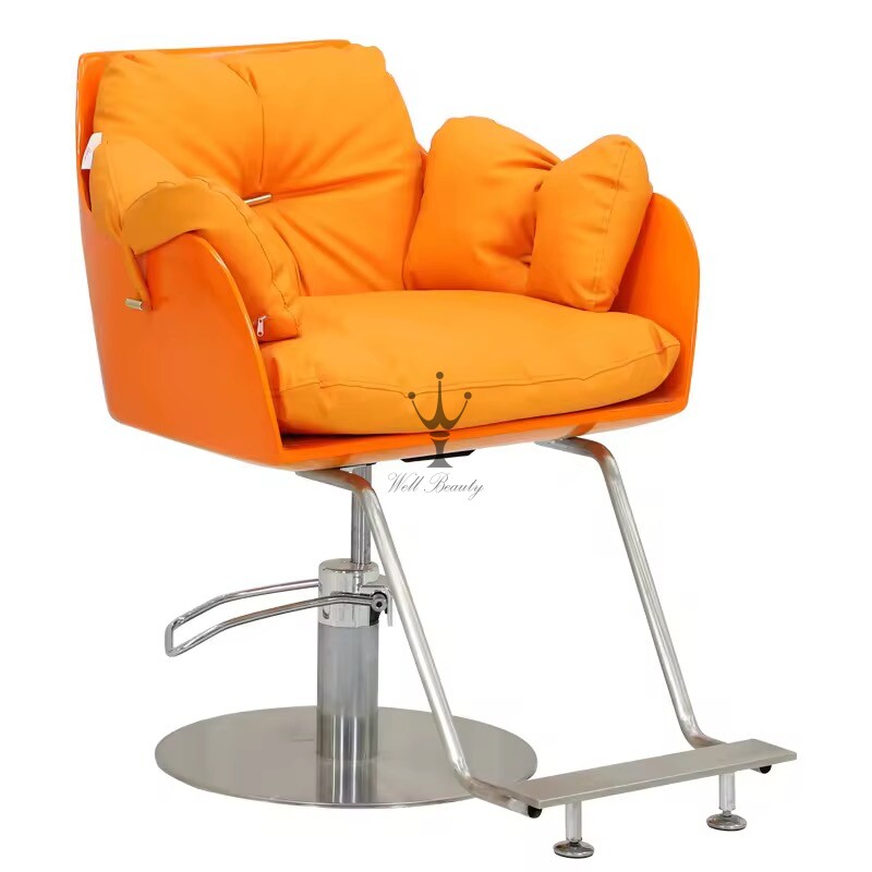 Orange salon chair -MD-SS0107