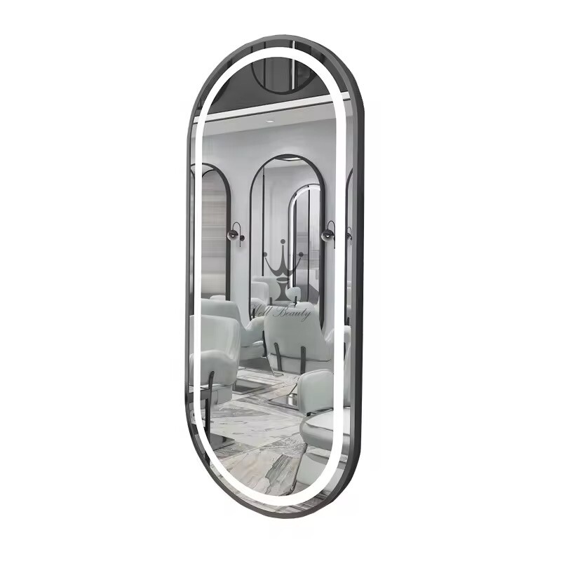 Silver barber mirror-MD-BM0038