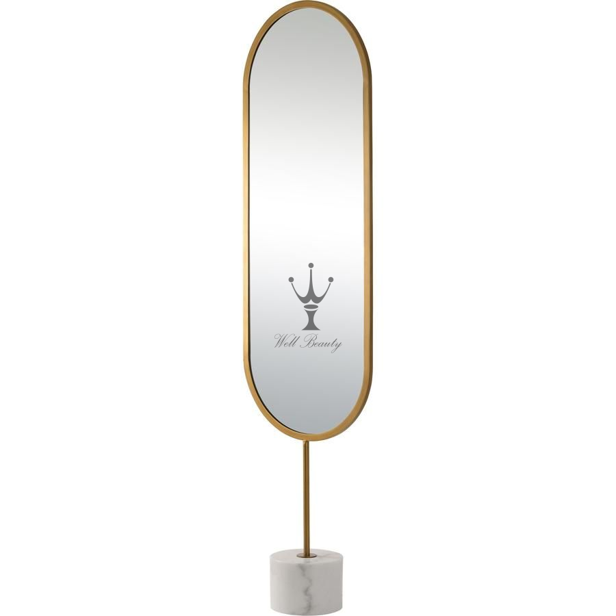 Gold barber mirror-MD-BM0045