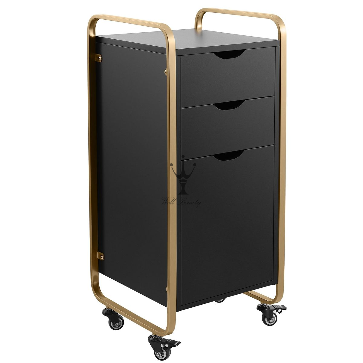 Black Gold barber cart&trolley-MD-BCT0032