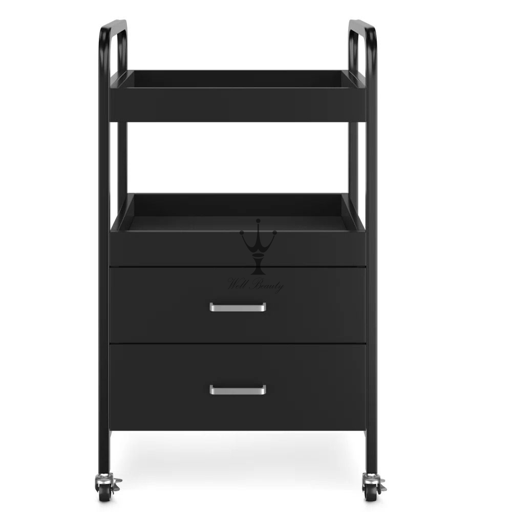 Black barber cart&trolley-MD-BCT0039