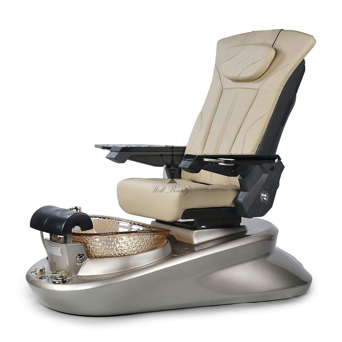 Taupe Beige pedicure hair-MD-NP0123