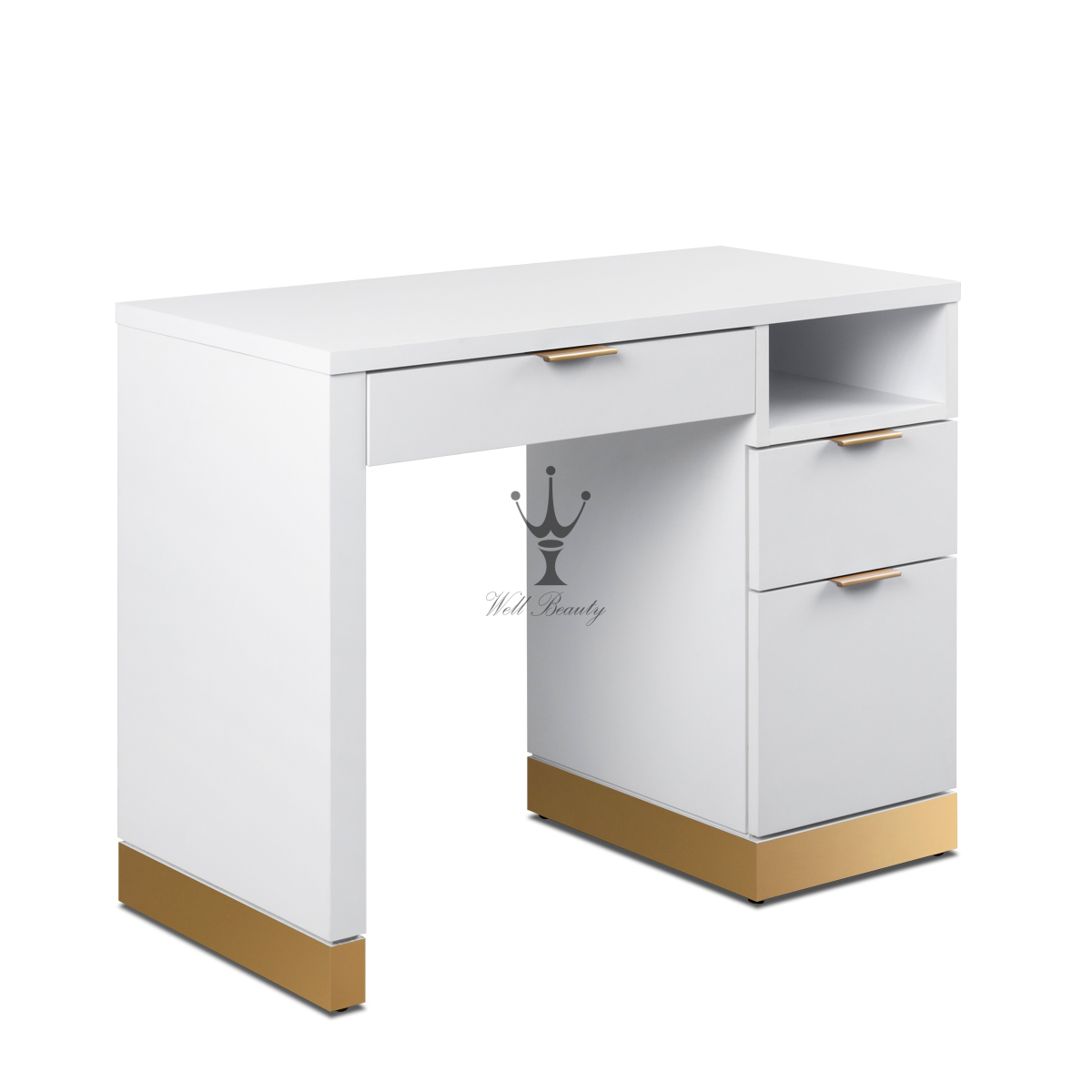 White manicure table-MD-NM0033