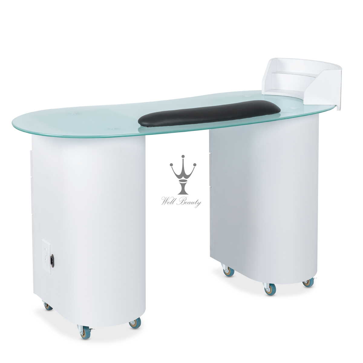 White manicure table-MD-NM0036