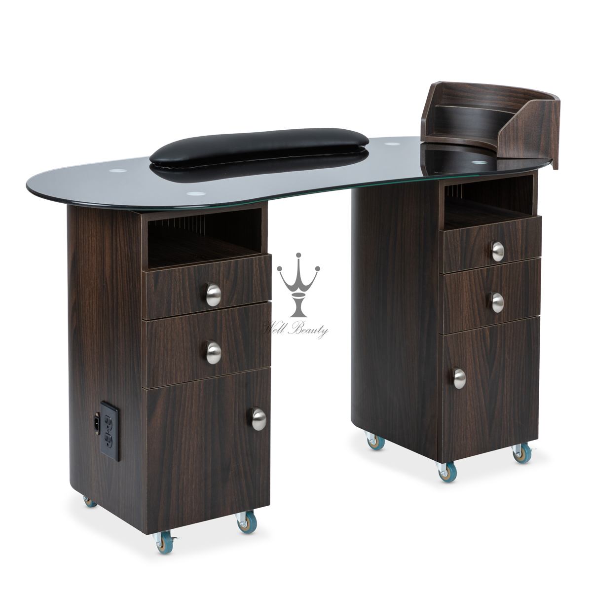 Walnut manicure table-MD-NM0037
