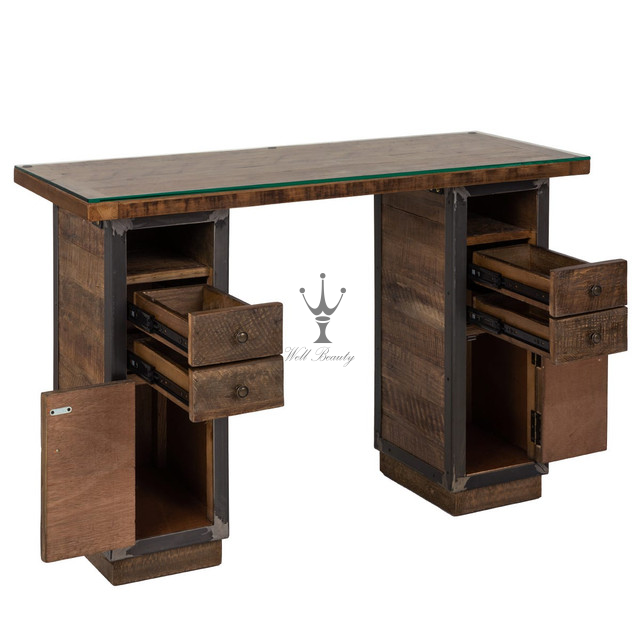 Walnut manicure table-MD-NM0038