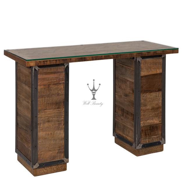 Walnut manicure table-MD-NM0038