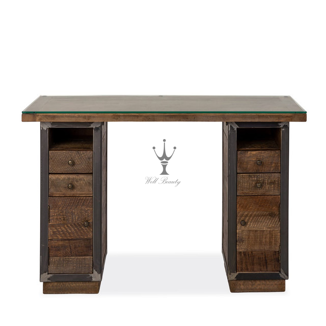 Walnut manicure table-MD-NM0038