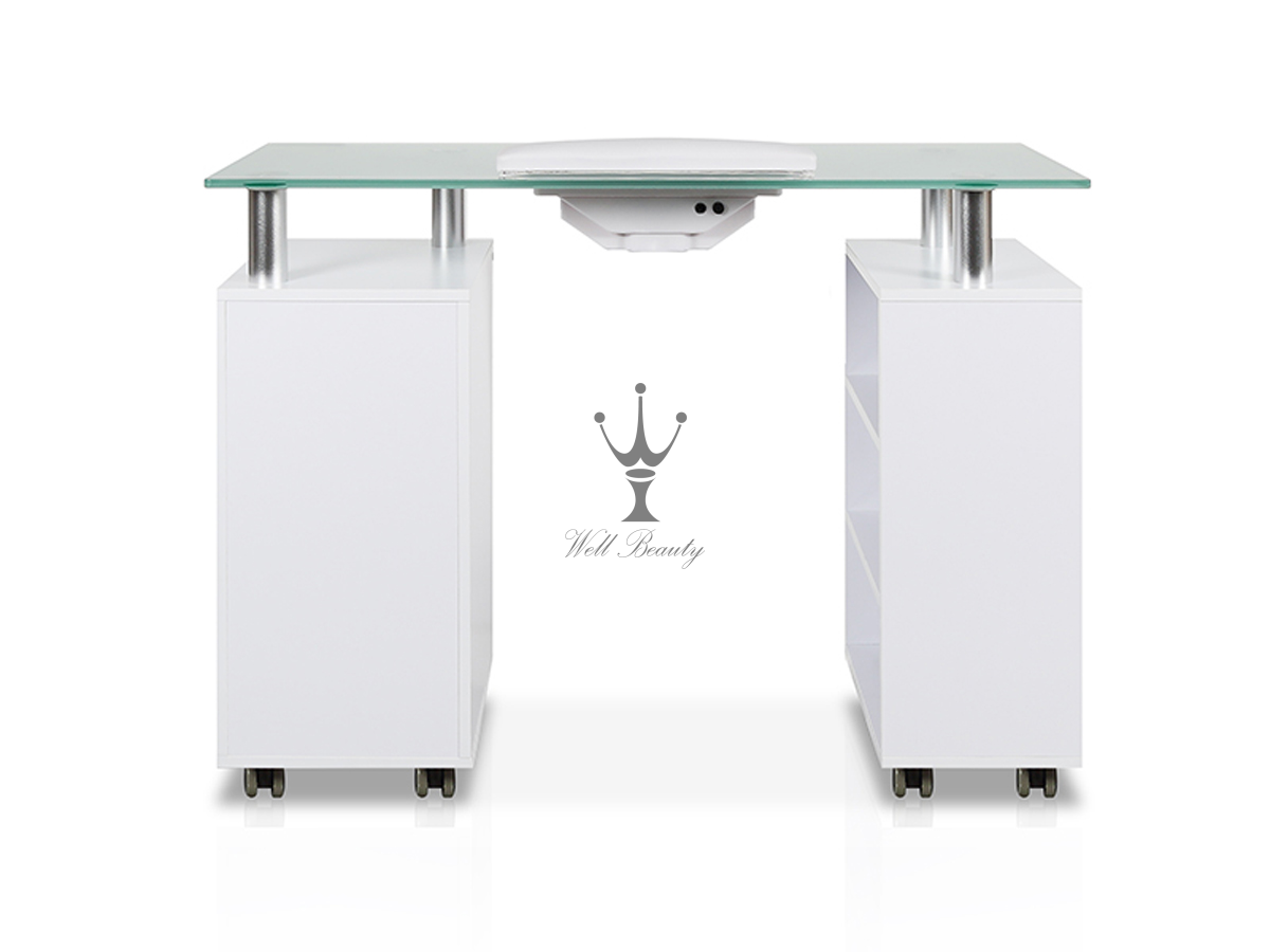 White manicure table-MD-NM0039