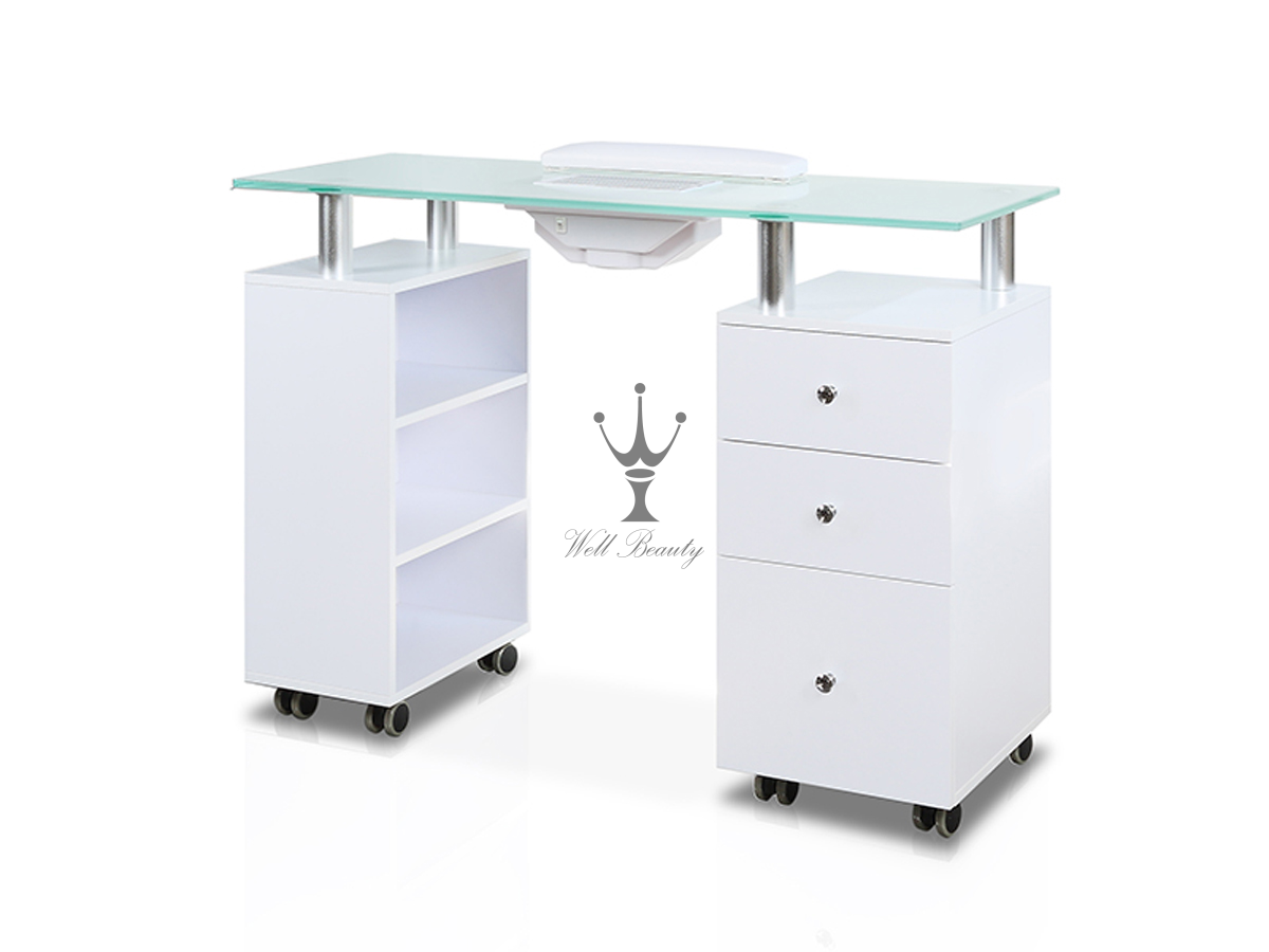 White manicure table-MD-NM0039