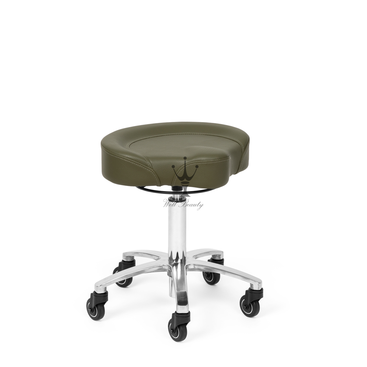 Olive Green barber technician stools-MD-BT0069