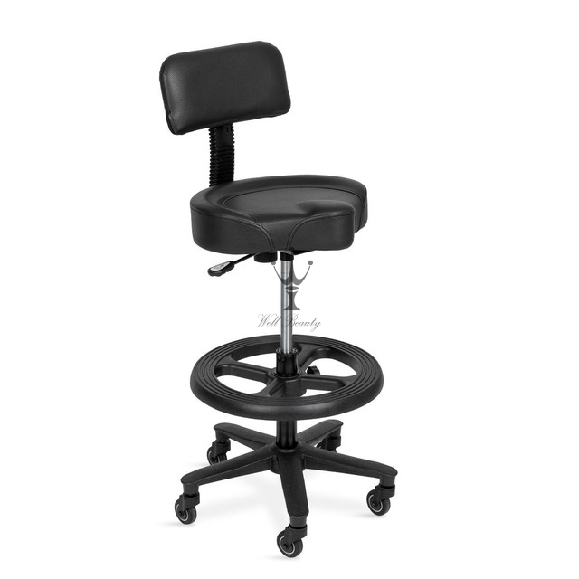 Black barber technician stools-MD-BT0070