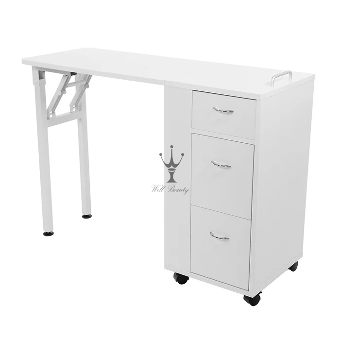 White manicure table-MD-NM0043