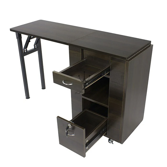 Dark Brown manicure table-MD-NM0044