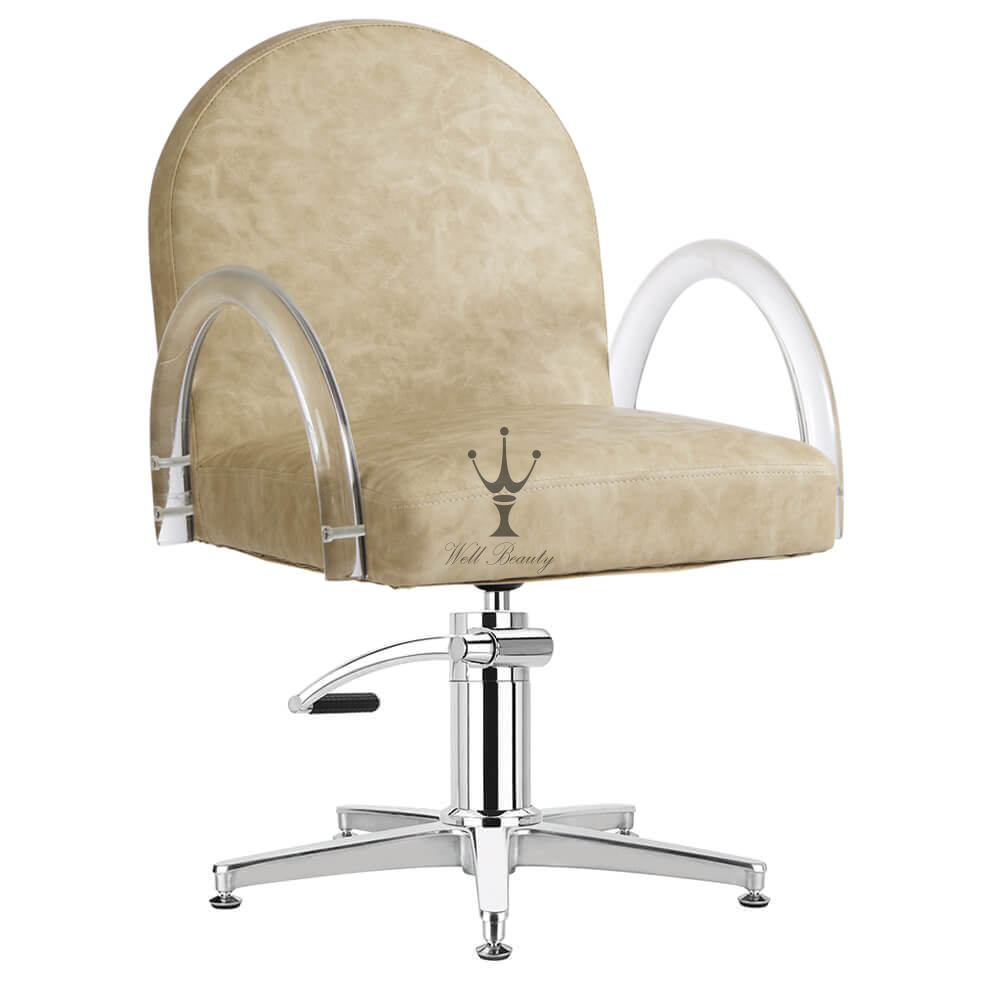 Khaki salon chair -MD-SS0131