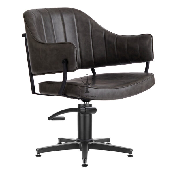 Textured Black salon chair -MD-SS0142