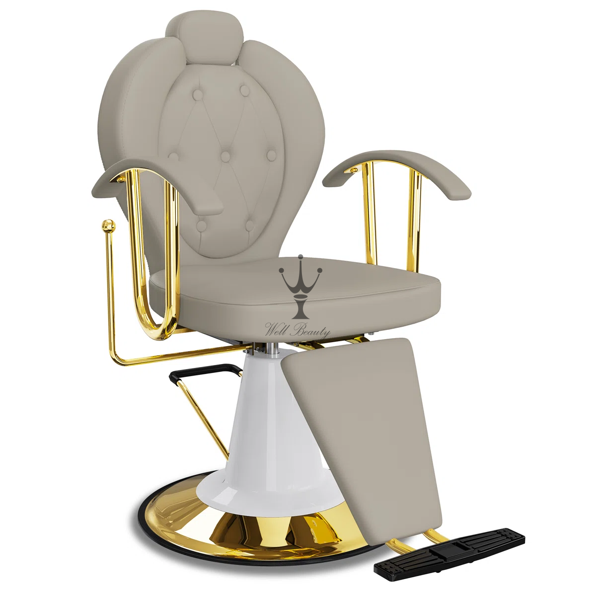 Gray barber chair-MD-BC0175