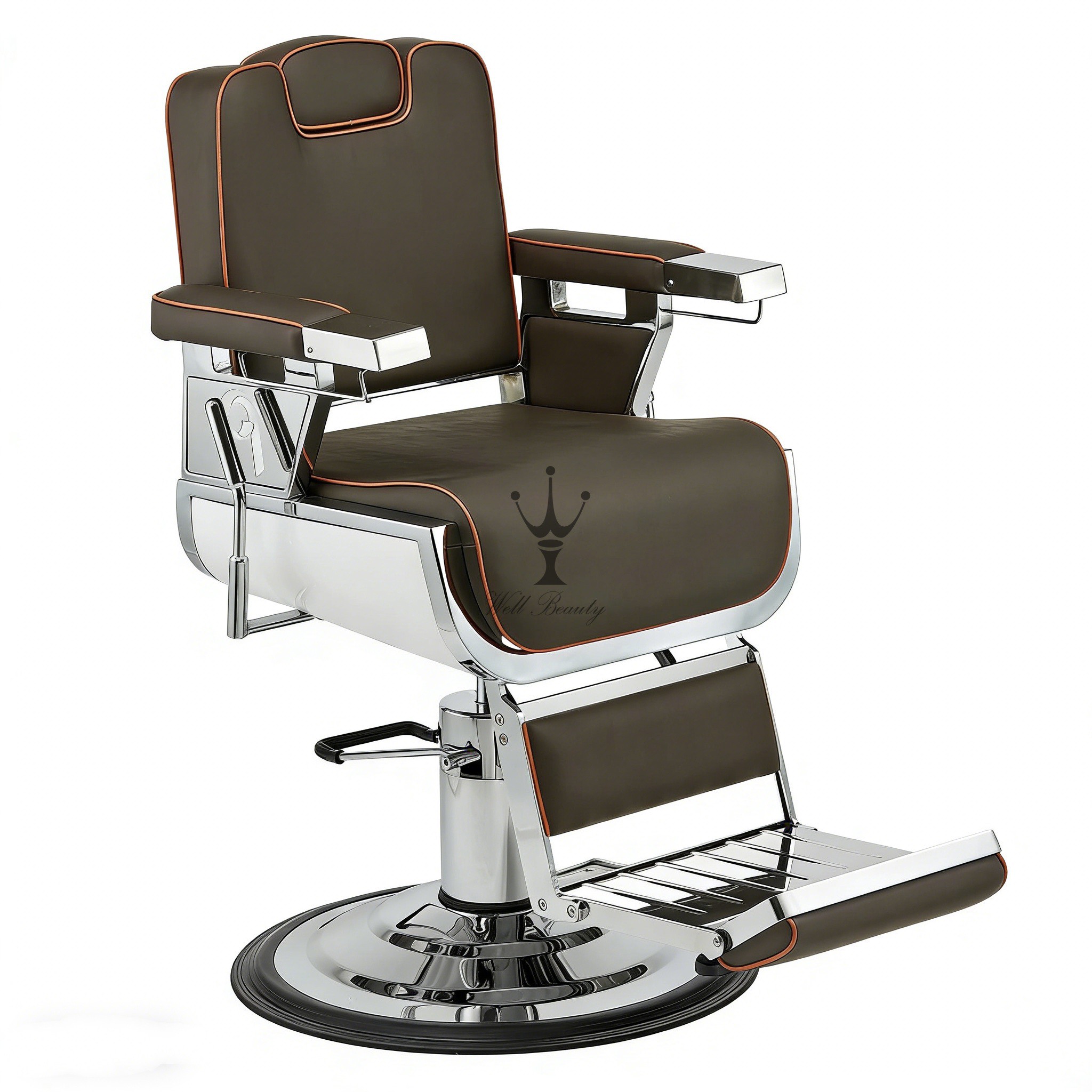 Olive brown barber chair-MD-BC0180