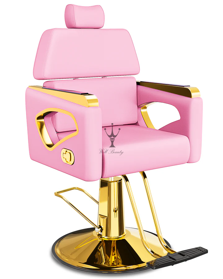 Pink salon chair -MD-SS0153