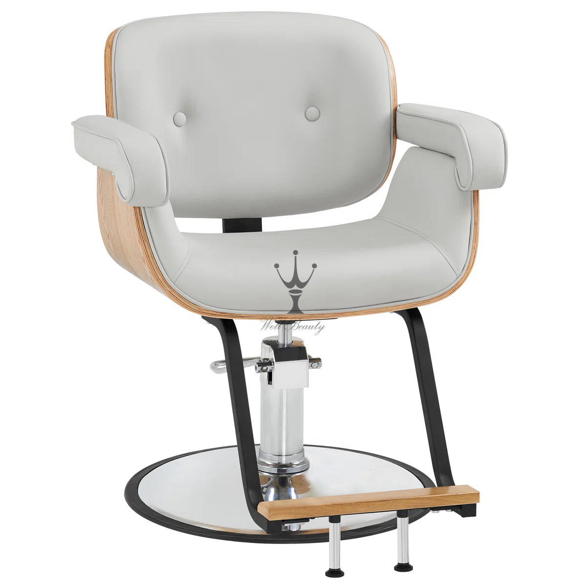 White salon chair -MD-SS0163