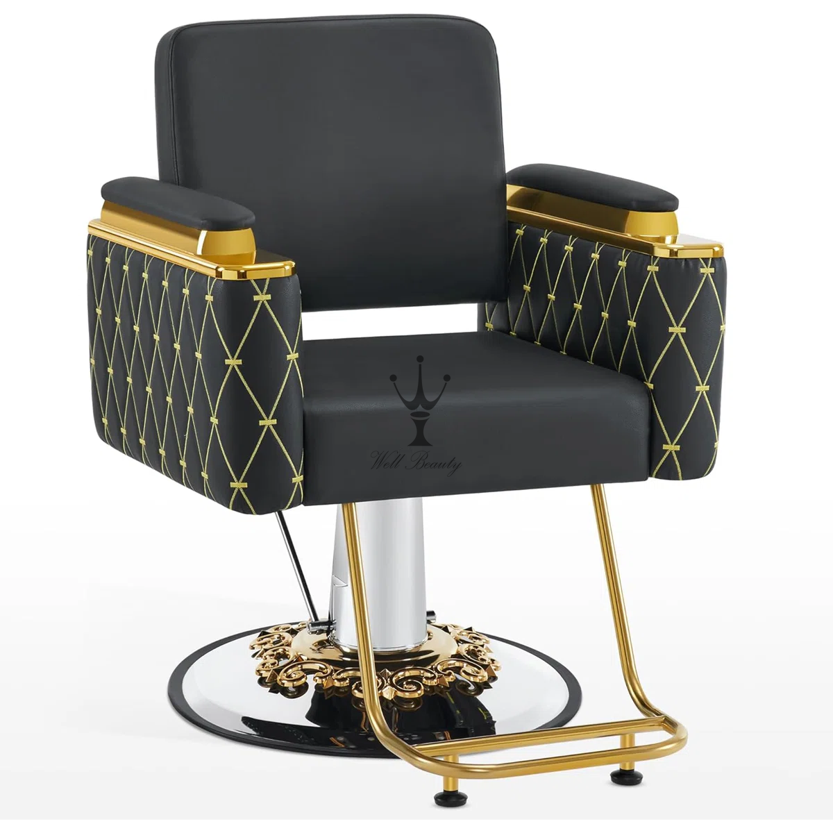 Black salon chair -MD-SS0164