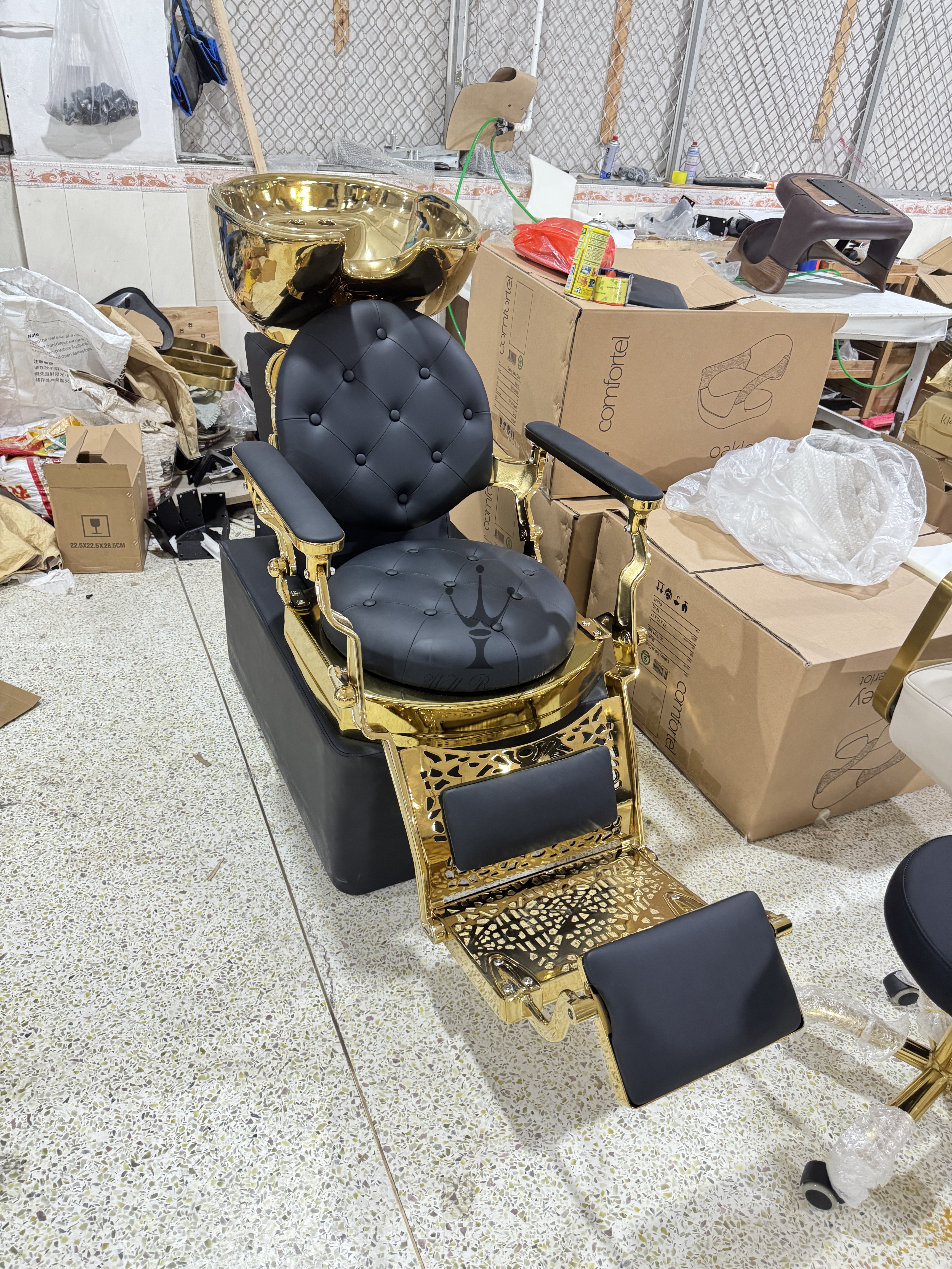 Cream shampoo chair-MD-SC0133