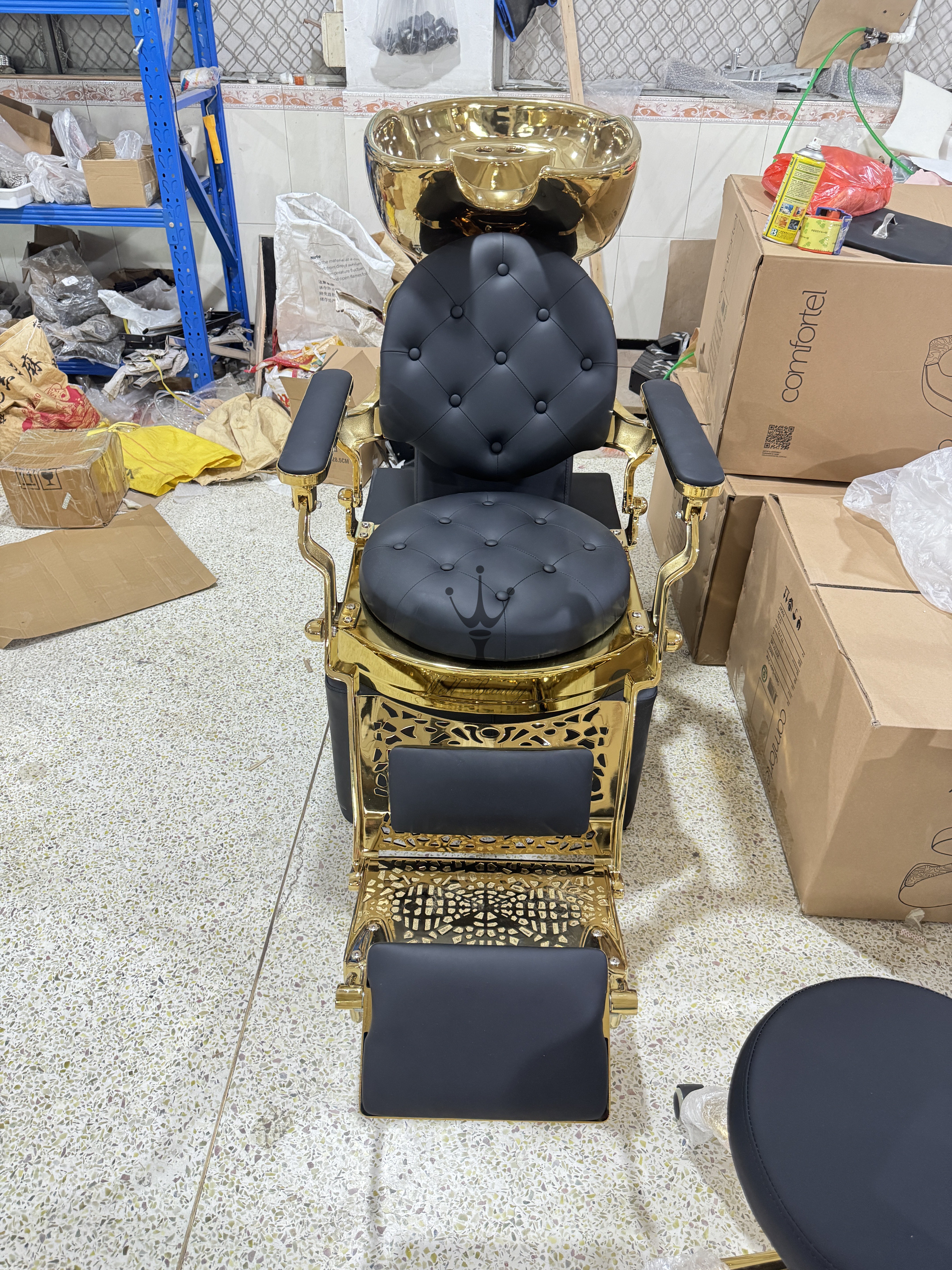 Cream shampoo chair-MD-SC0133