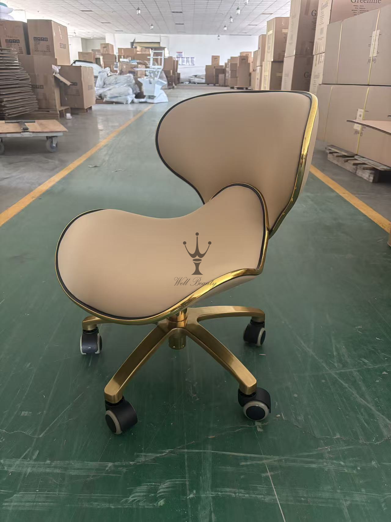 Brown barber technician stools-MD-BT0011