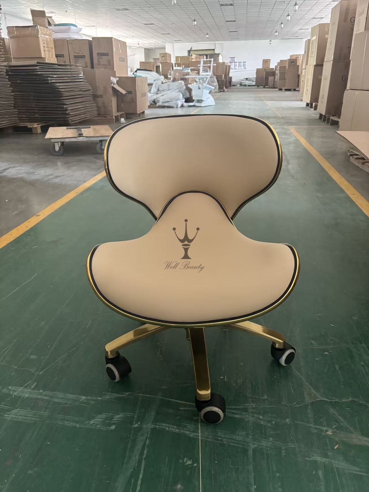 Brown barber technician stools-MD-BT0011