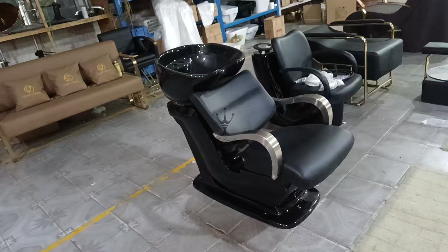 Black shampoo chair-MD-SC0137