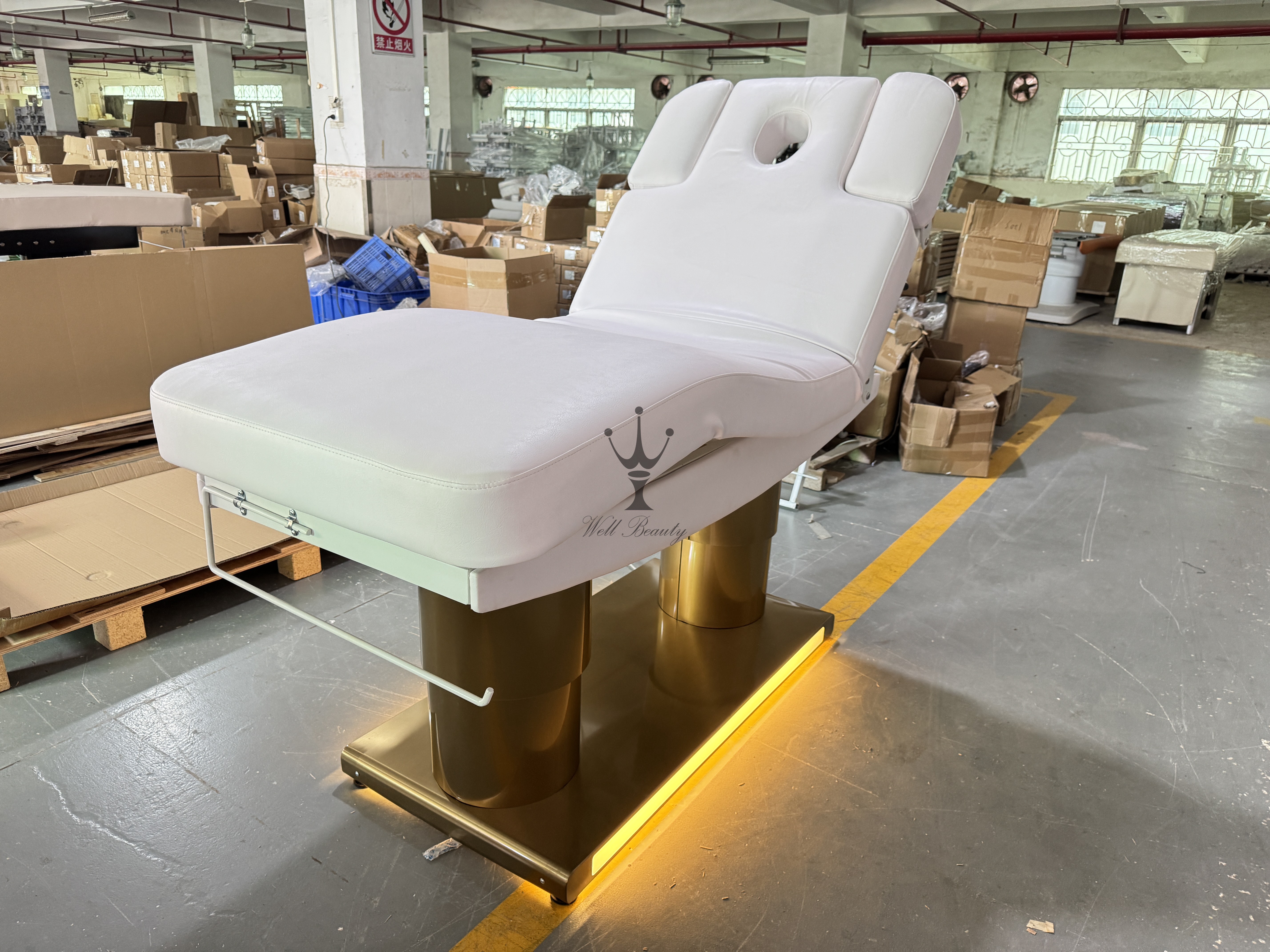 White massage bed-MD-SMB0025