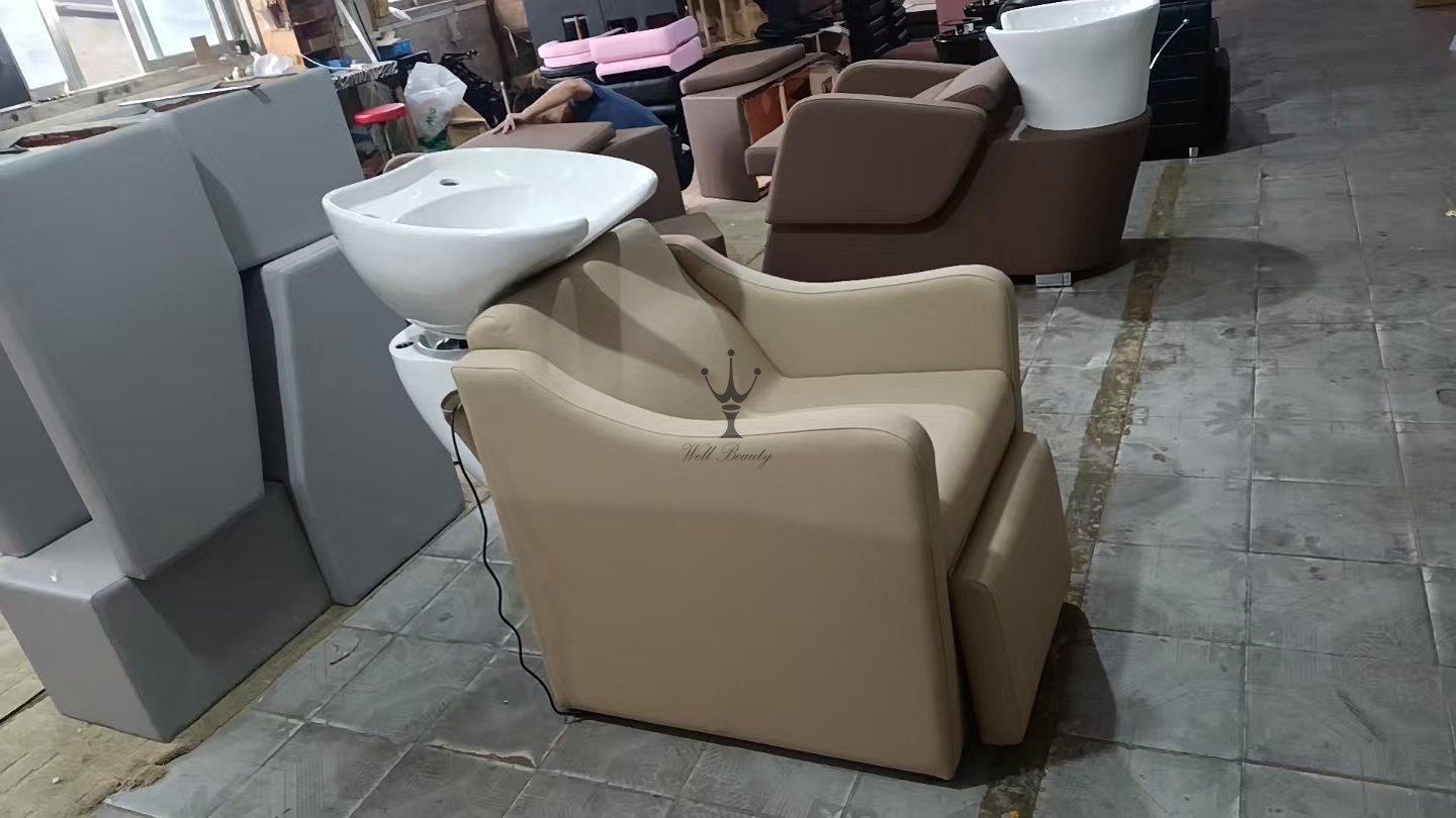 Black shampoo chair-MD-SC0143